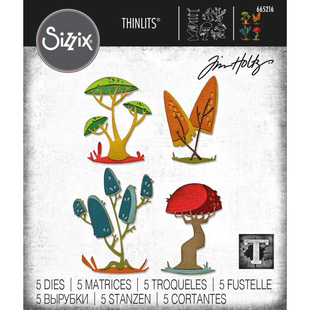 Sizzix - Dies Thinlits - Funky Toadstools