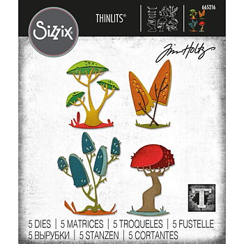 Sizzix - Dies Thinlits - Funky Toadstools