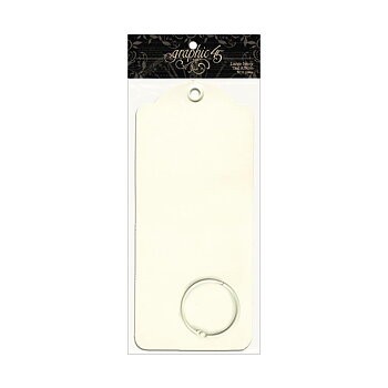  Graphic45 - Large tags - Ivory