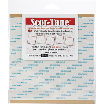 Scor-Tape - Sheets 5ark - 6x6" ca 15x15cm