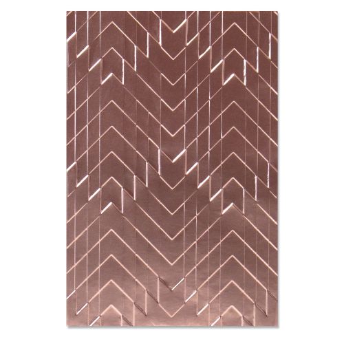Sizzix - 3D  Textured Impressions Emb. Folder - Staggered Chevrons