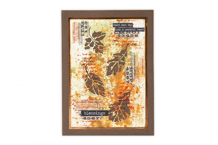 Sizzix - Thinlits Die Set - 8PK Leaf Print - 9