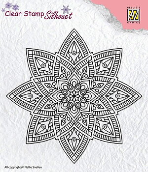 Nellie`s Choice - Clear stamps - "Mandala-2" 