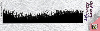 Nellie`s Choice Clear Stamps silhouette - "Spring meadow" (30x 155mm)
