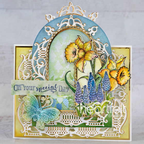 Heartfelt - Delightful Daffodil & Hyacinth - dies - 3