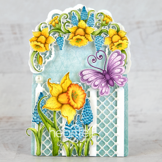 Heartfelt - Delightful Daffodil & Butterfly - dies - 3