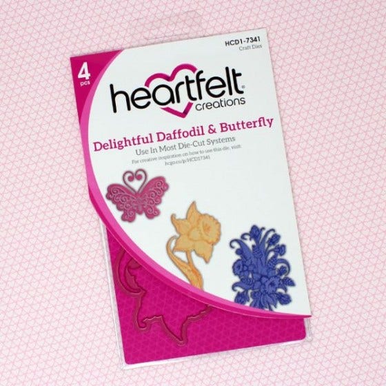 Heartfelt - Delightful Daffodil & Butterfly - dies
