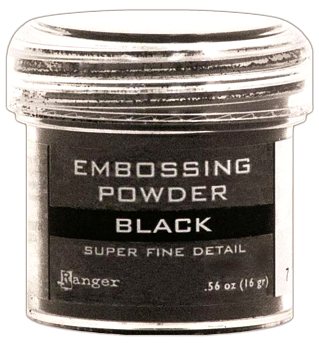 Ranger - Embossing powder - Black - Super fine