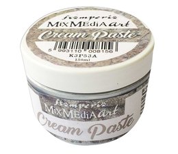 Stamperia - Cream paste metallic 150 ml - Silver