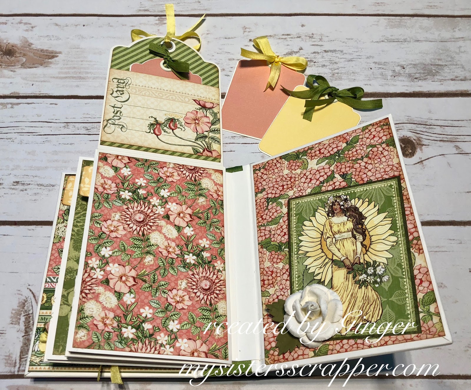 Graphic45 - Garden Goddess- Chipboardark - 2