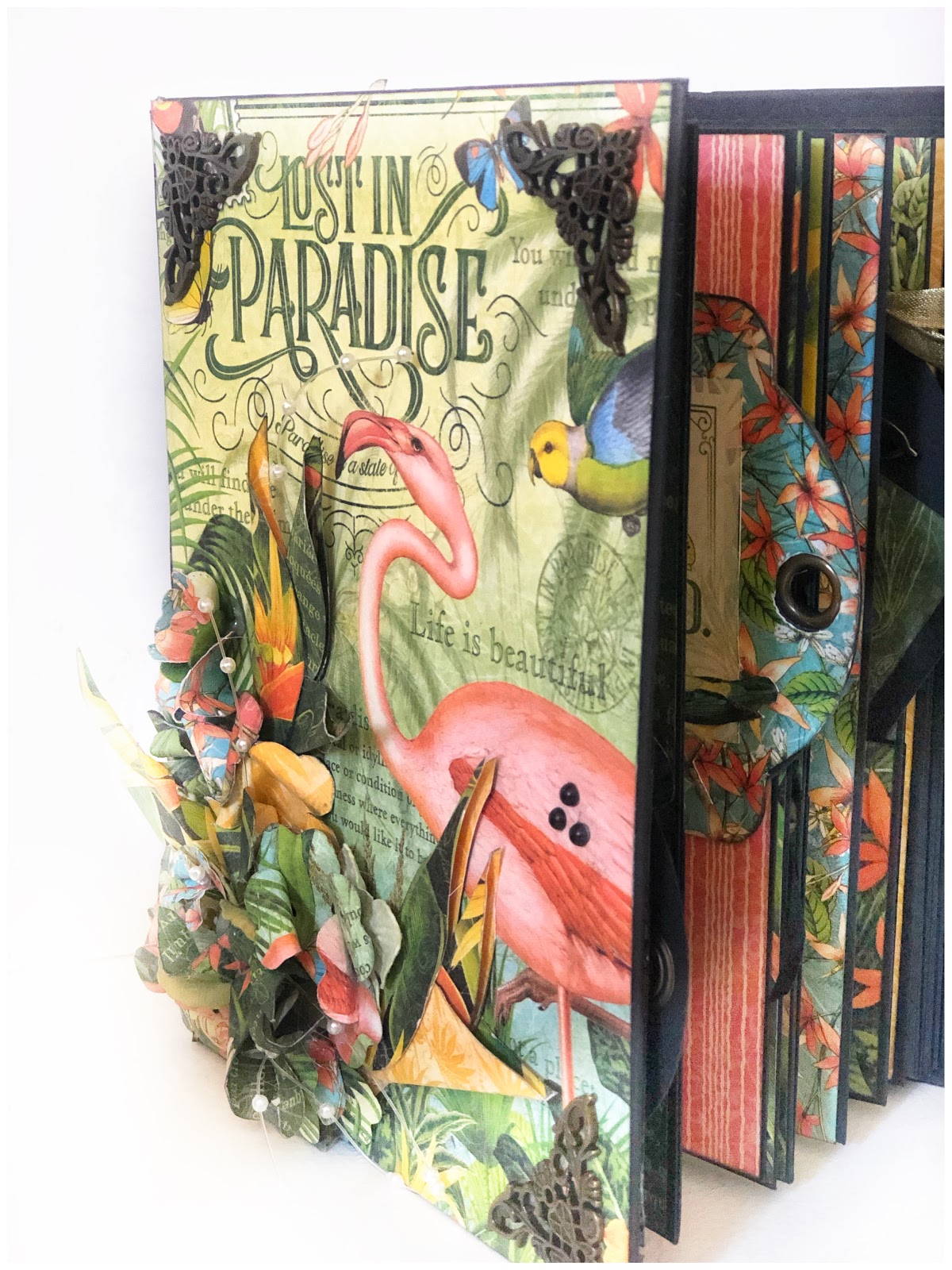 Graphic45 - Lost in Paradise - Chipboardark - 3
