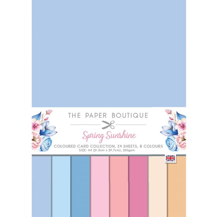 Paper Boutique - Spring sunshine colour card collection