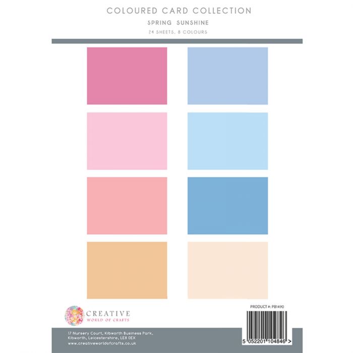 Paper Boutique - Spring sunshine colour card collection - 2