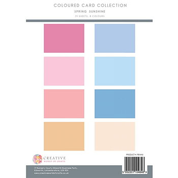 Paper Boutique - Spring sunshine colour card collection