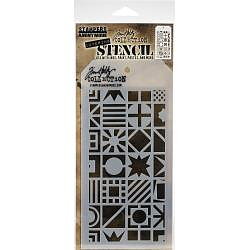 Tim holtz - Layering Stencil - Patchwork Cube
