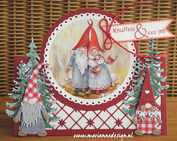 Marianne D- die- Tomte "gnome"  9,5 x 16 cm