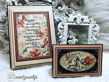 Graphic45 - Love Notes - Collection pack 12x12" inkl stickersark