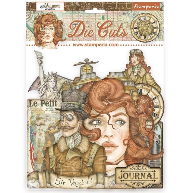 Stamperia -  Die cuts - Sir Vagabond Aviator