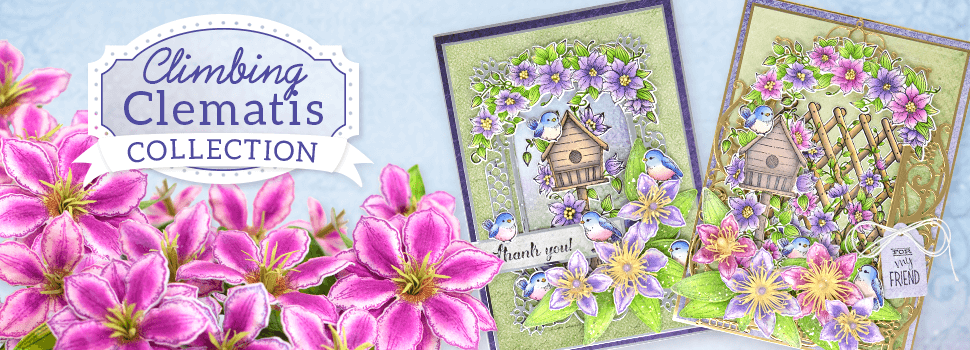 Heartfelt - Clematis  Spray- Dies - 3