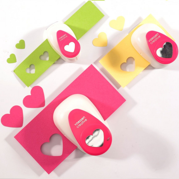 Vaessen - Punch-   Craft punch set hearts  - 2