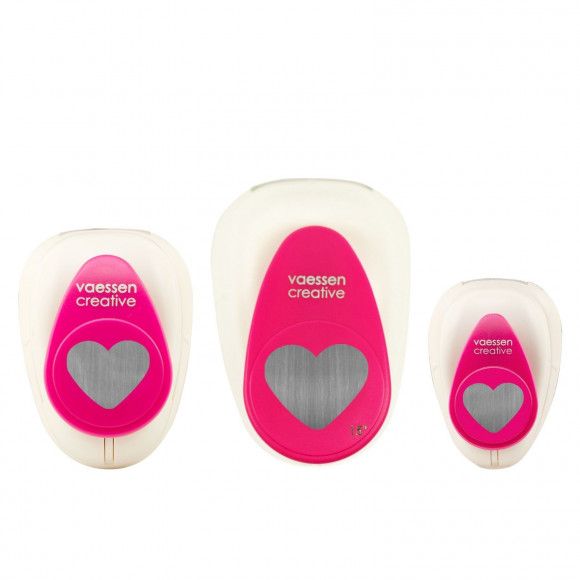 Vaessen - Punch-   Craft punch set hearts  - 3