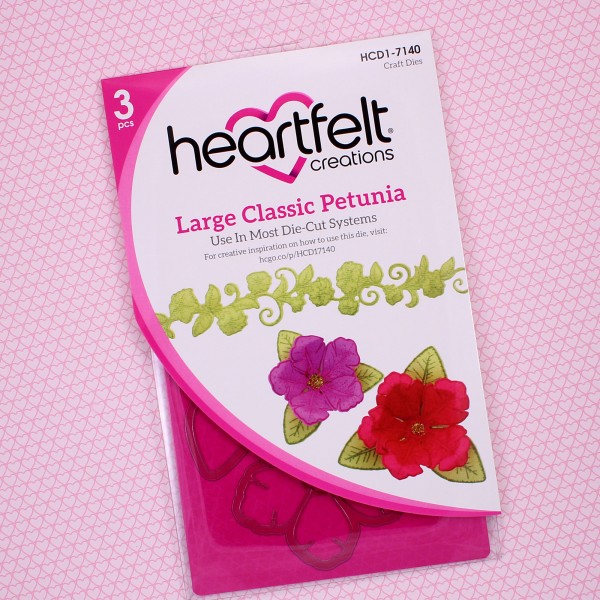 Heartfelt - Dies - Large Classic Petunia