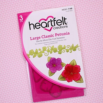 Heartfelt - Dies - Large Classic Petunia