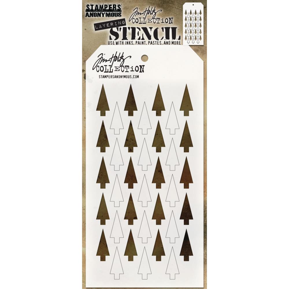 Tim Holtz - Layering stencil - Shifter tree