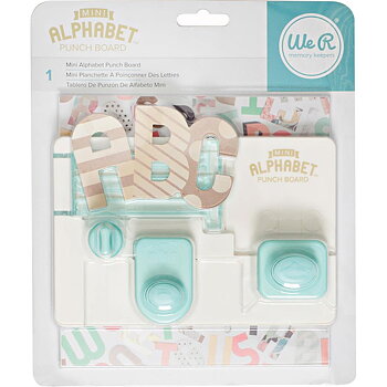 We R- mini Alphabet punch board