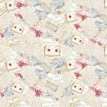 Stamperia - Servettpapper - Flowers Letter