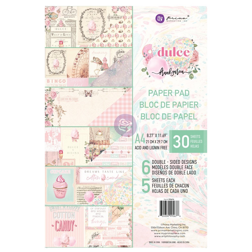 Prima -  Dulce Collection -  Paper pad A4