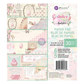 Prima -  Dulce Collection -  Paper pad 6x6"