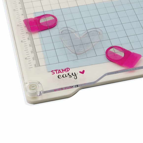 Vaessen - Stamp easy magnets - extra 2 pack, rosa - 3