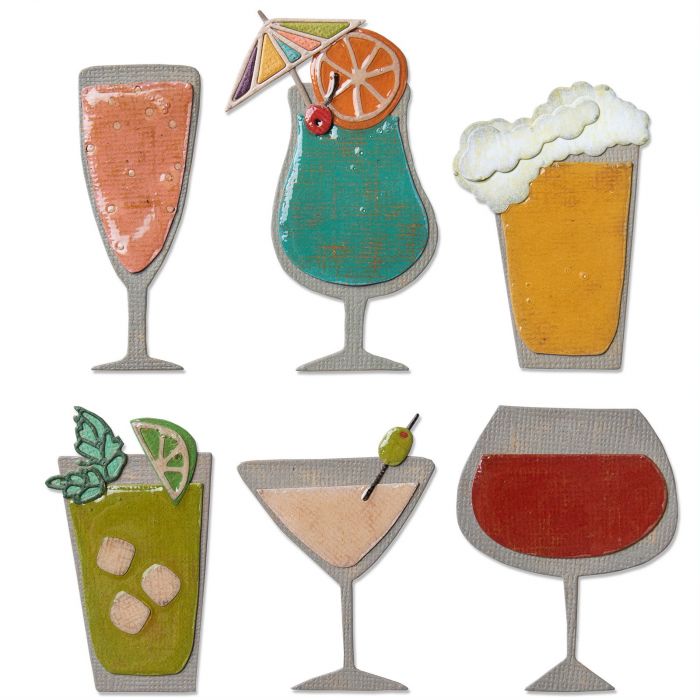 Sizzix - Dies Thinlits - Happy hour