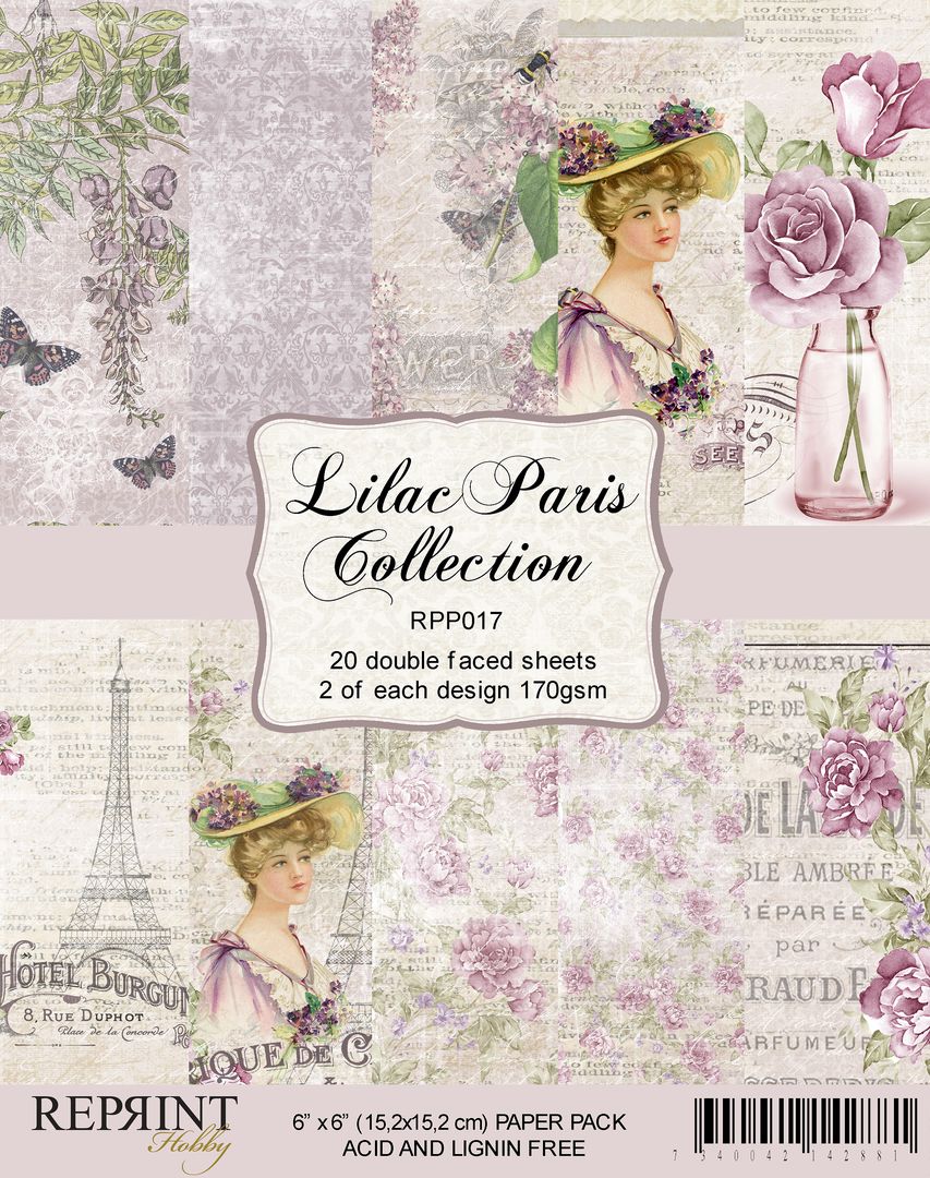 Reprint - Lilac Paris- 6x6
