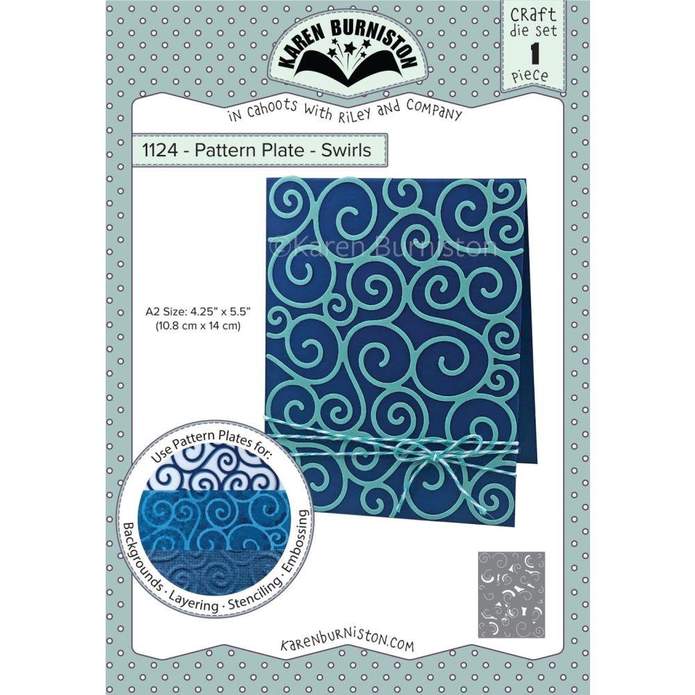 KB - Pattern Plate - Swirls