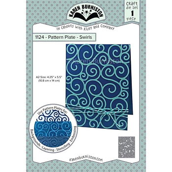 KB - Pattern Plate - Swirls