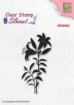 Nellies Choice - Clearstamp - Silhouette Lily