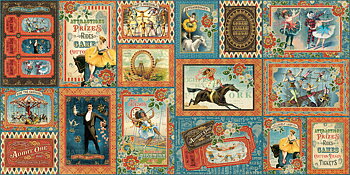  Graphic45 - Come one, Come all - Ephemera & Journaling cards 