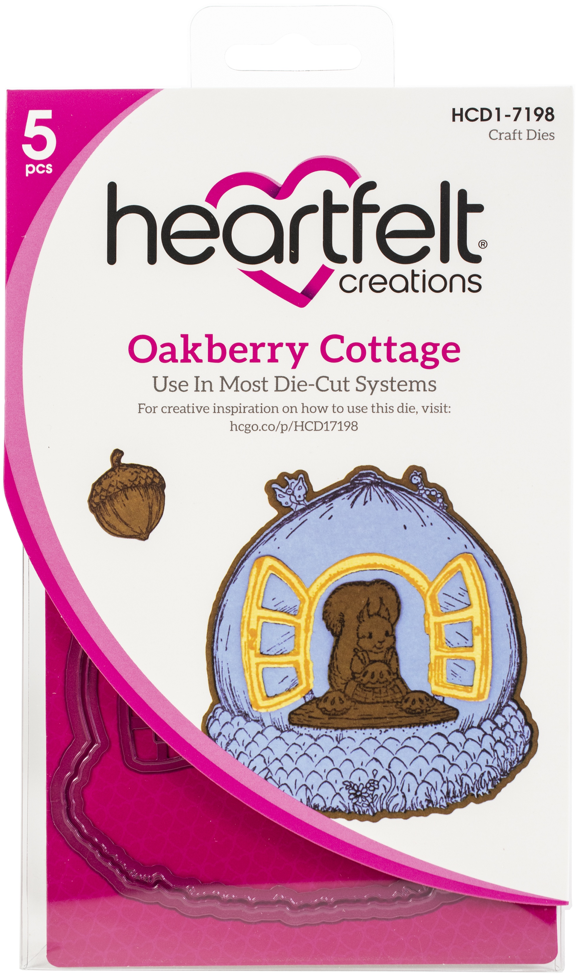 Heartfelt - Stämpelset - Oakberry Cottage & Sentiments