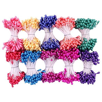 Heartfelt - Stamens - Bright Pearl bouquet - Medium - 10 buntar