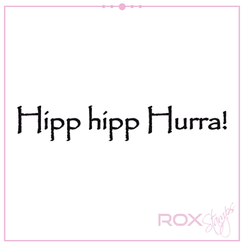 ROX Stamps - Hipp Hipp Hurra