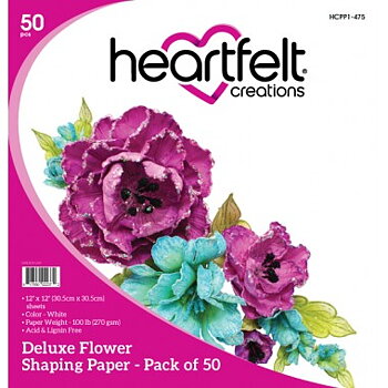 Heartfelt - Deluxe Flower shaping paper - 1 st