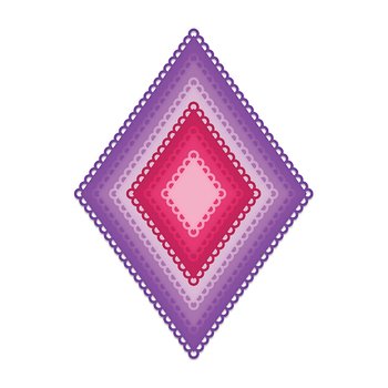 Heartfelt - Dies - Eyelet diamond