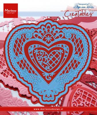 Marianne Design - Anja's filigran heart