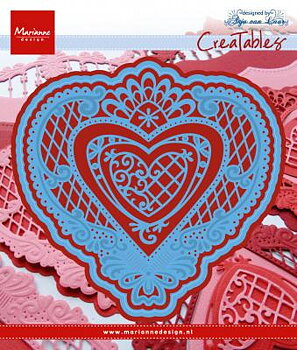 Marianne Design - Anja's filigran heart