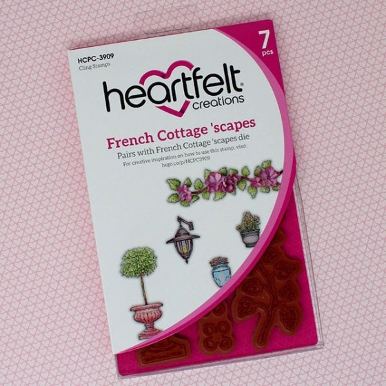 Heartfelt - Komplett set i 2 delar - French Cottage 'scapes