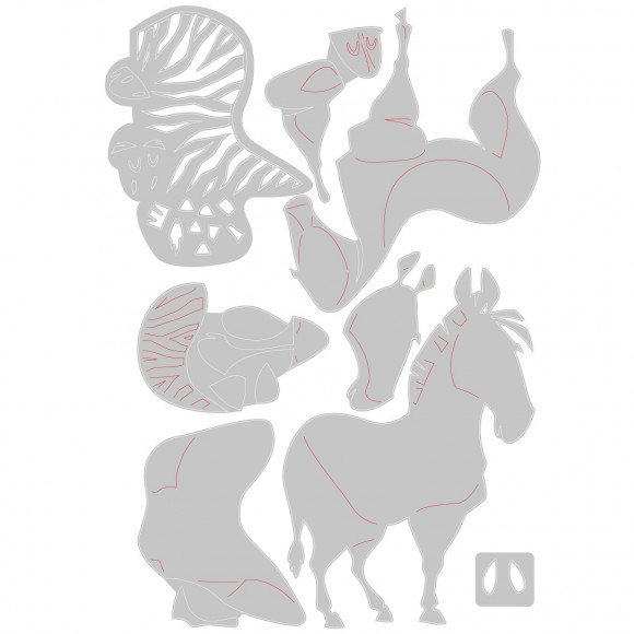 Sizzix - Dies Thinlits - Winfred, Colorize - 3