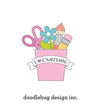 Doodlebug - Collectible Enamel Pin - I love crafting