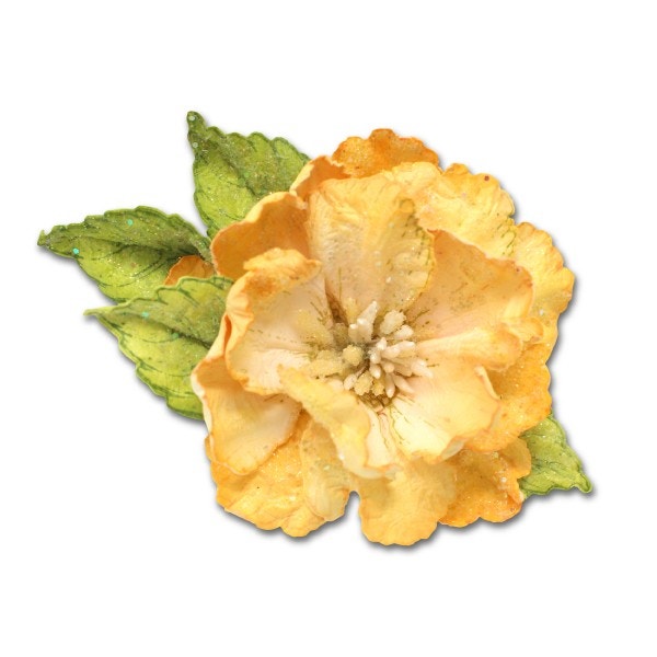 Heartfelt - 3D Mold - Large wild rose - 2